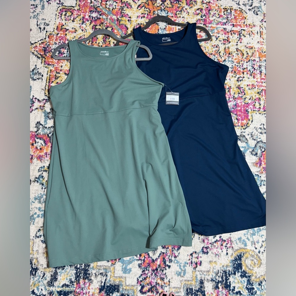 Eddie Bauer | Women's Aster Sleeveless Empire-Waist Dress Size Large